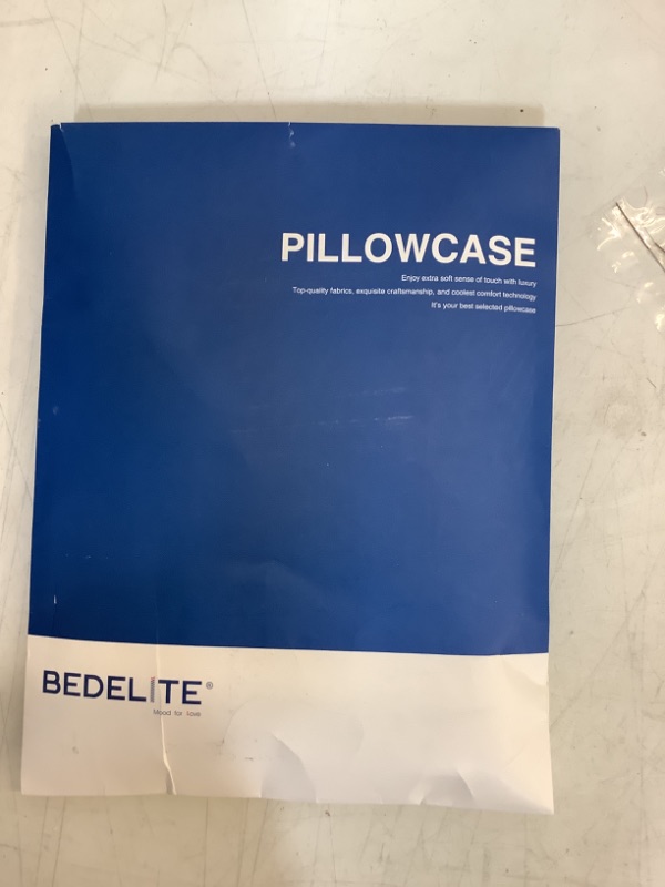 Photo 2 of BEDELITE Satin Silk Pillowcase for Hair and Skin, Pillow Cases Standard Size Set of 4 Pack, Super Soft Pillow Case with Envelope Closure