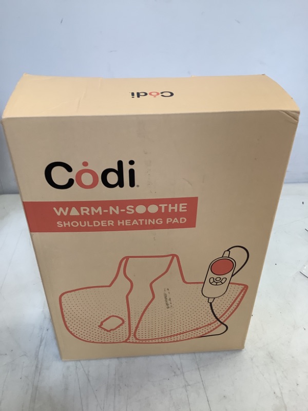 Photo 1 of Best Gifts for Women/Mom, Weighted Heating Pad for Neck and Shoulder Stress Pain Relief, Codi 2lb Heated Shoulders Warmer Pads, Fast Heat with 6 Levels and Auto-Off Countdown, Gray - 20X23" Grey/Ivroy