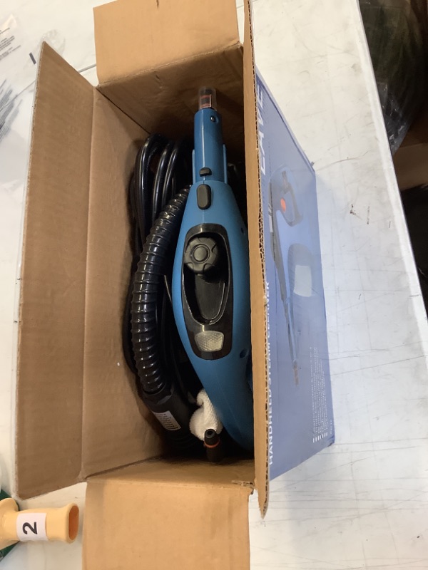 Photo 2 of Handheld Steam Cleaner, Steamer for Cleaning, with Steam Lock Button for Hands-free Steaming, Continuous Steam with Unlimited Use Time, 120? Pressurized Steam, Full Accessory Set for Home, Bathroom