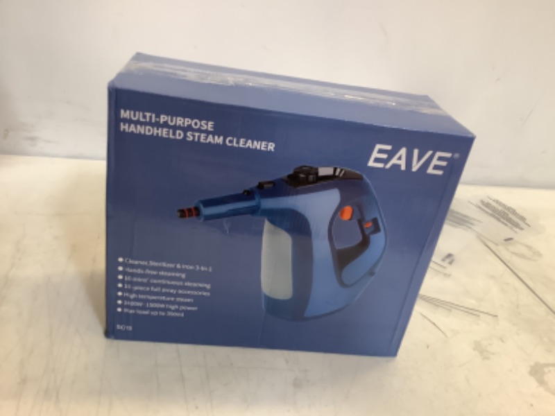 Photo 3 of Handheld Steam Cleaner, Steamer for Cleaning, with Steam Lock Button for Hands-free Steaming, Continuous Steam with Unlimited Use Time, 120? Pressurized Steam, Full Accessory Set for Home, Bathroom