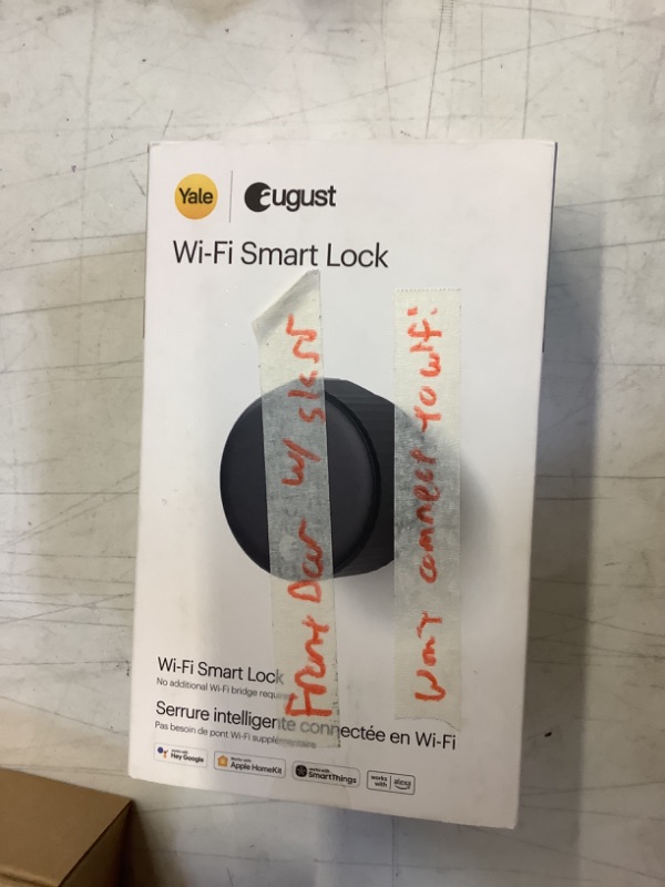 Photo 3 of August Wi-Fi, (4th Generation) Smart Lock – Fits Your Existing Deadbolt in Minutes, Matte Black Matte Black WiFi Smart Lock