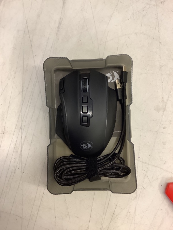 Photo 1 of Redragon M913 Impact Elite Wireless Gaming Mouse, 16000 DPI Wired/Wireless RGB Gamer Mouse with 16 Programmable Buttons, 45 Hr Battery and Pro Optical Sensor, 12 Side Buttons MMO Mouse