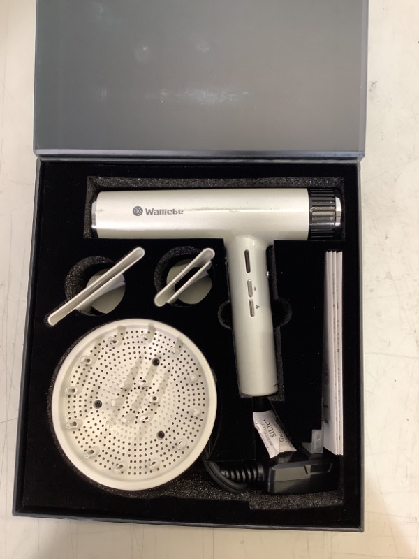 Photo 1 of Blow Dryer, Professional Hair Dryer with Negative-Ion, 105000RPM High-Speed Brushless Motor, Blow Dryer with Diffuser, Fast-Drying & Constant Temperature, Portable Dryer for Travel & Salon