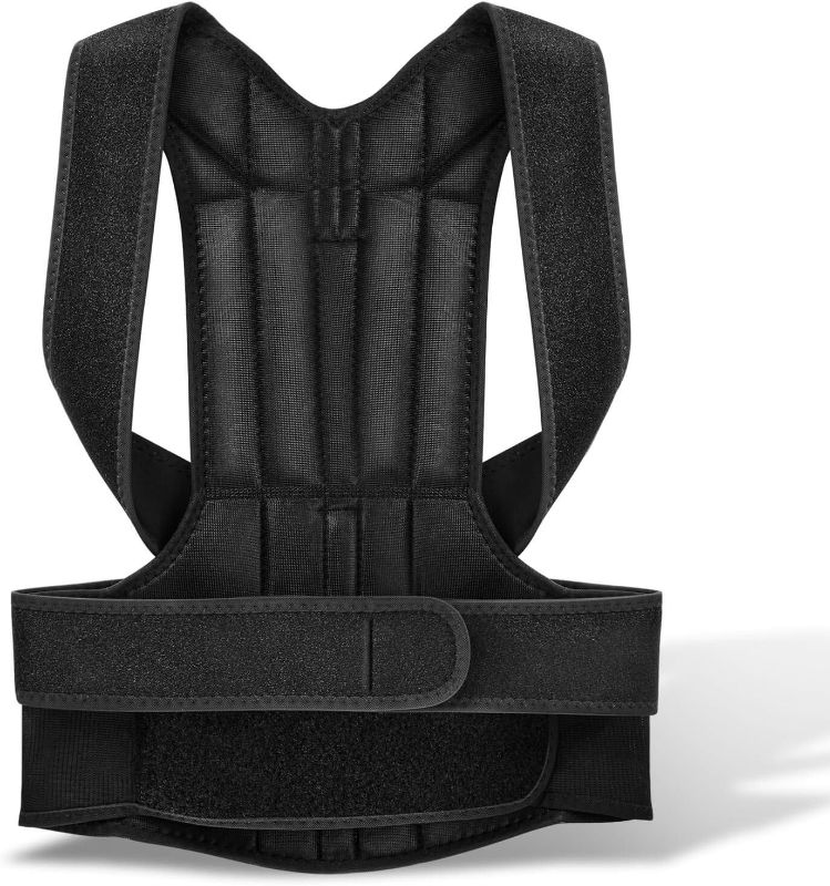 Photo 1 of AEVO Compact Posture Corrector for Men and Women, Adjustable Upper Back Brace for Clavicle Support, Neck, Shoulder, and Back Pain Relief, Invisible Comfortable Back Straightener