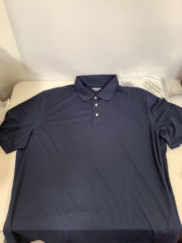 Photo 2 of Amazon Essentials Men's Regular-Fit Quick-Dry Golf Polo Shirt 3XLT