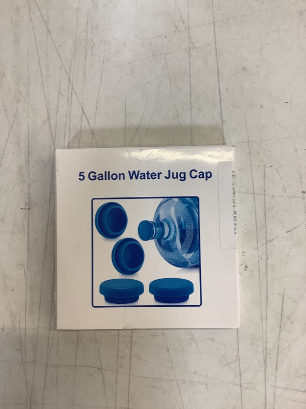 Photo 2 of 5 Gallon Water Jug Cap, Silicone Spill Resistant, Reusable Replacement Cap Fits 55mm Bottles-Pack of 4