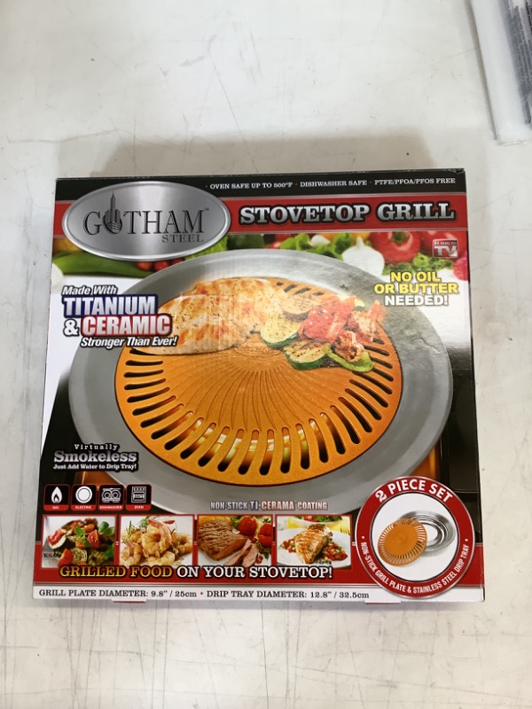 Photo 2 of Gotham Steel 2-pc. Aluminum Dishwasher Safe Non-Stick Griddle