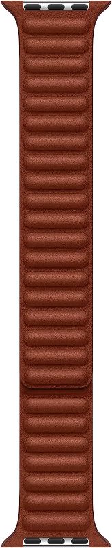 Photo 1 of Apple Watch Band - Leather Link (41mm) - Umber - S/M