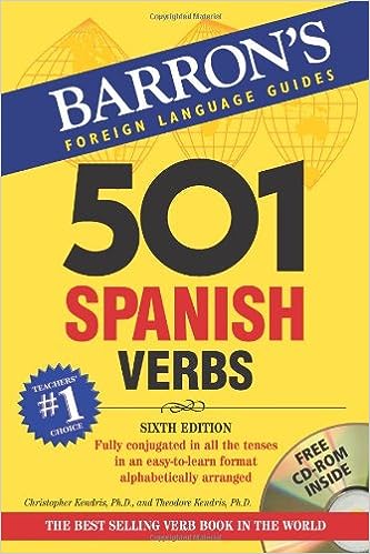 Photo 1 of Barron's 501 Spanish Verbs Paperback Eighth Edition 