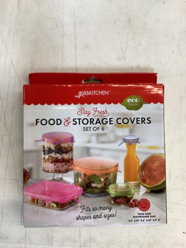 Photo 1 of giasKITCHEN eco Frendly Stay Fresh FOOD & STORAGE COVERS SET OF 6