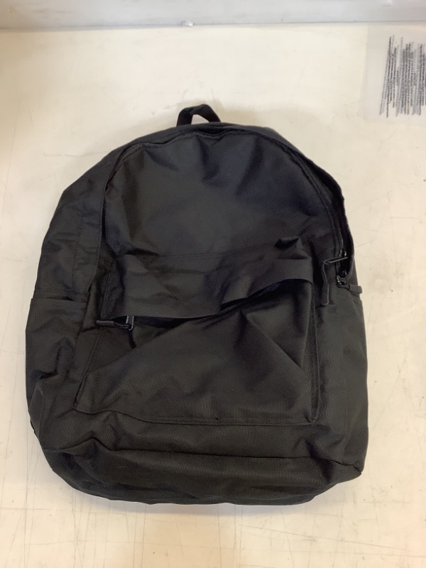 Photo 2 of Amazon Basics Classic School Backpack - Black