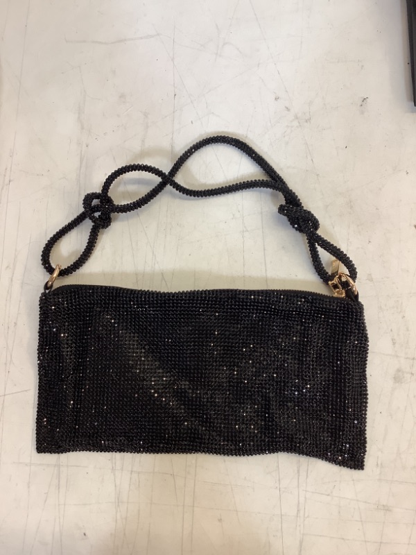Photo 2 of Rhinestone Hobo Bag for Women Chic Evening Handbag Shiny Diamond Purse for Travel Vacation 2023