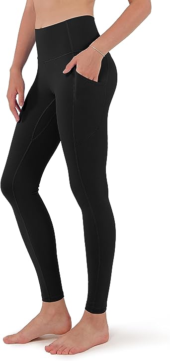 Photo 1 of ODODOS High Waist Yoga Pants for Women with Pockets, Tummy Control Running Sports Workout Yoga Leggings