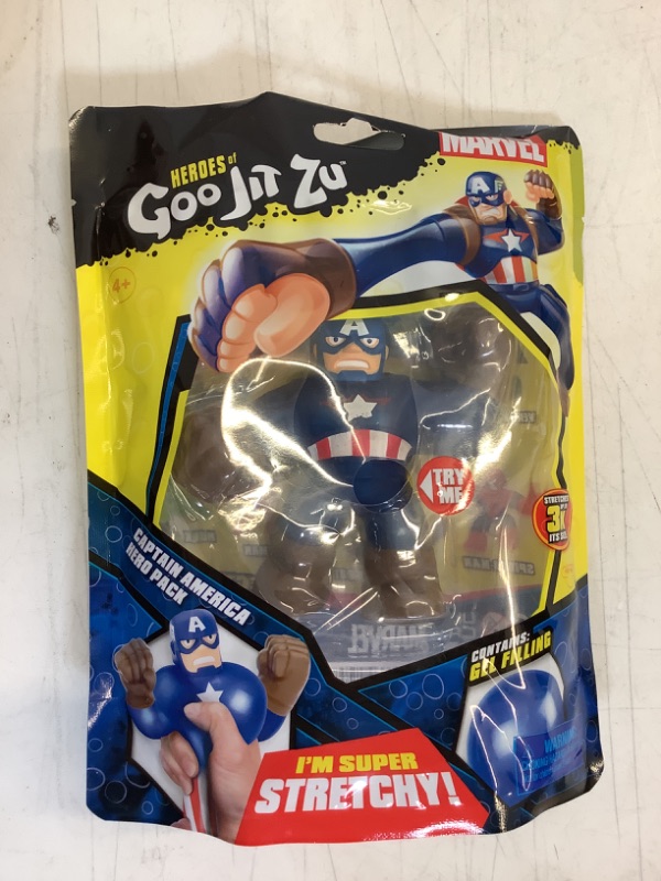 Photo 2 of Heroes of Goo Jit Zu Licensed Marvel Hero Pack - Captain America, Multicolor (41057)