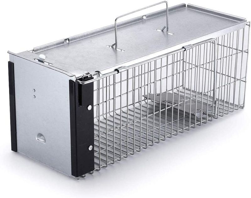 Photo 1 of Faicuk Heavy Duty Squirrel Trap Chipmunk Trap Rat Trap and Other Similar-Size Rodents - 16.3” x 6” x 6.7”