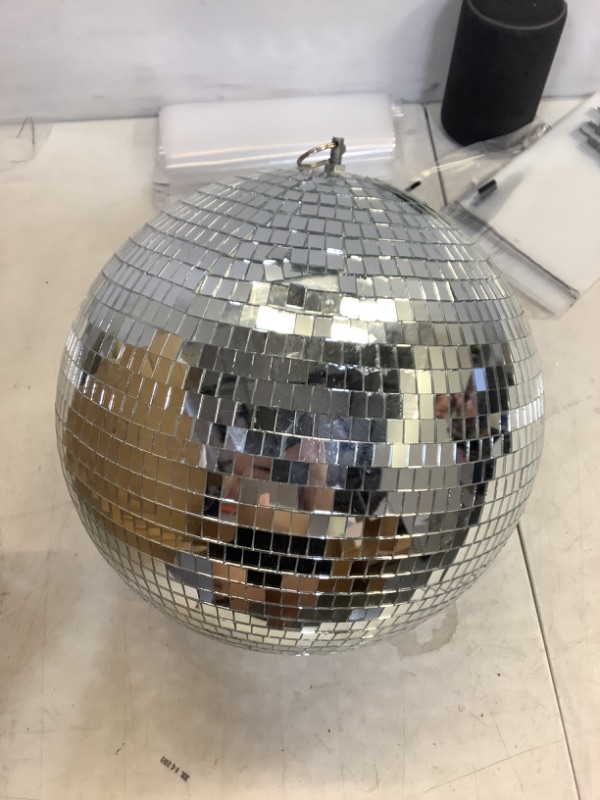 Photo 2 of Mirror Disco Balls Ornaments Different Sizes Bulk Reflective Mini Disco Ball Decorations 70s Disco Themed Party Decoration for Christmas Wedding Party Ornaments 