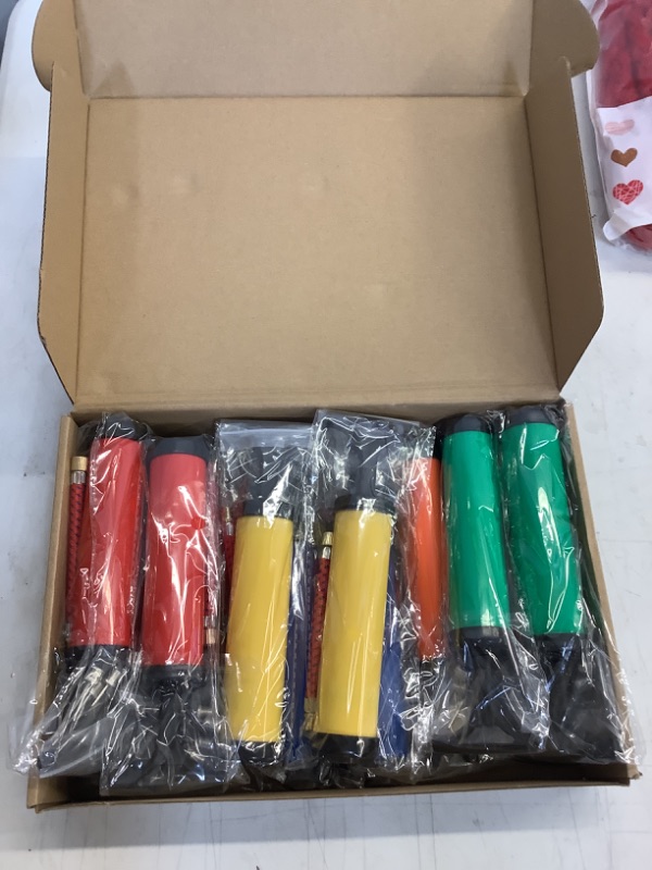 Photo 2 of 12 Sets Ball Pump Kits Portable Hand Air Ball Pump for Sports Balls Handheld Ball Inflator Pump with Needle Nozzle Extension Hose for Basketball Football Soccer Volleyball Water Balloon, 6 Colors