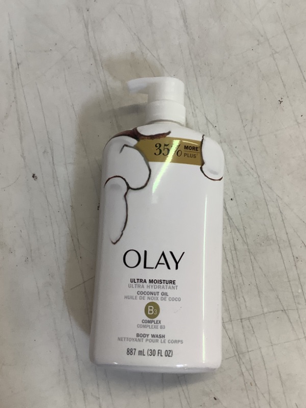 Photo 2 of Olay Ultra Moisture Body Wash with Coconut Oil, 30 fl oz