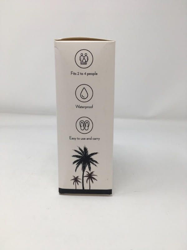 Photo 3 of GAMLI COMPACT POCKET BLANKET SANDPROOF, WATERPROOF, PUNCTURE RESISTANT, SECURE POCKET WITH ZIPPER, CAMPING BEACH FESTIVAL FITS 4 PEOPLE 55 X 60 COLOR BLUE 