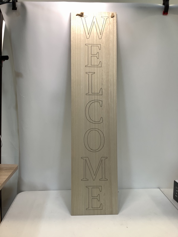 Photo 1 of Blank Welcome Sign For DIY 3"6'
