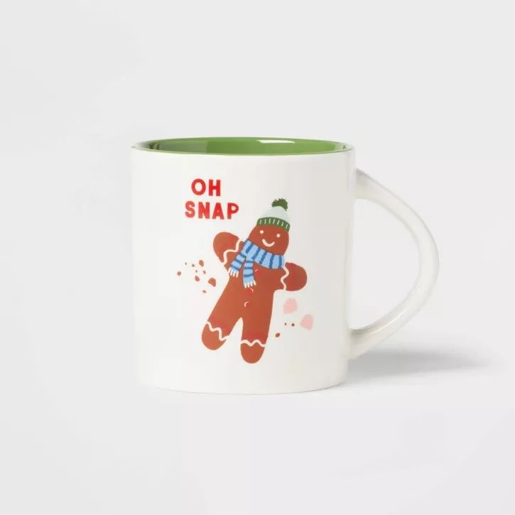 Photo 1 of 2PK Wondershop Holiday Gingerbread Mugs - "Oh Snap"