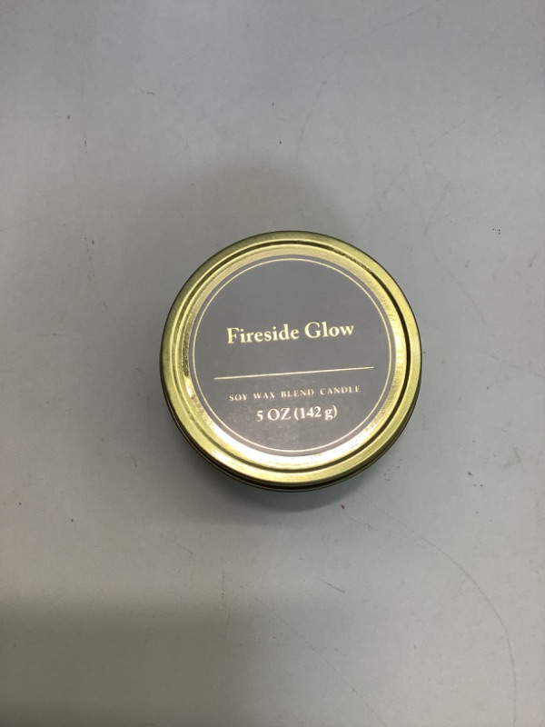 Photo 1 of Threshold Fireside Glow 5OZ Soy Blend Candle 