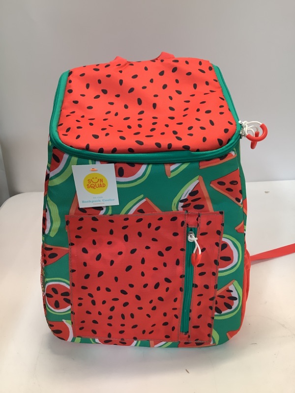 Photo 2 of 7.5qt Backpack Cooler Watermelon - Sun Squad