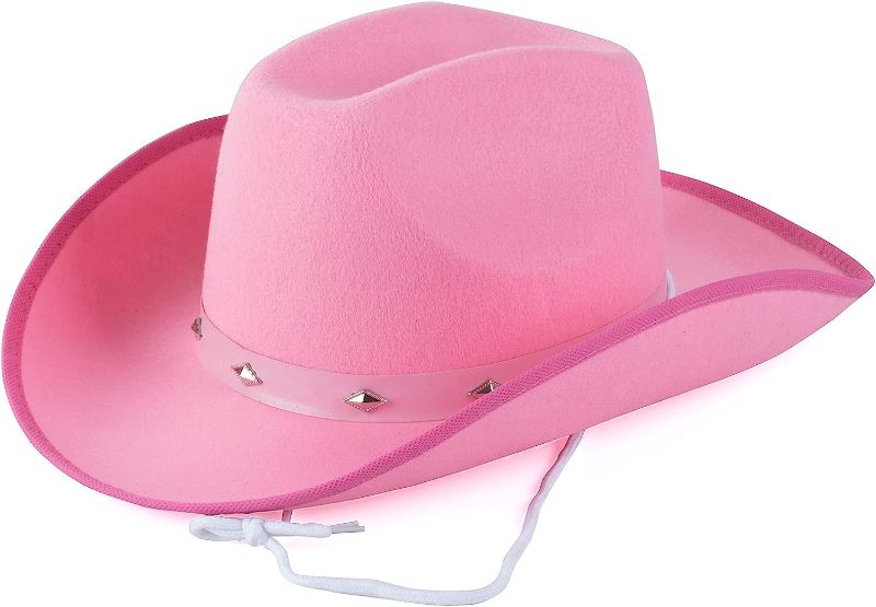 Photo 1 of Funny Party Hats Cowboy Hat - Studded Cowboy Hat - Cowboy Costume Accessories 