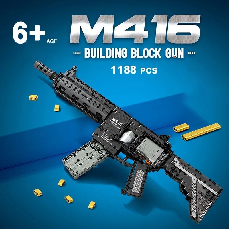 Photo 1 of M416 Building Gun Toy Building Kit 