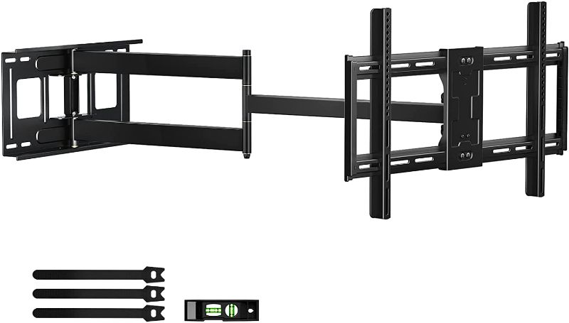 Photo 1 of HCMOUNTING TV Wall Mount with Long Arms Retractable,Full Motion TV Mount Swivel & Tilt for 42''-80'' TVs,Articulating Steel-Arm TV Mounts Heavy Duty TV Bracket for Indoor & Outdoor,Max VESA 600x400mm