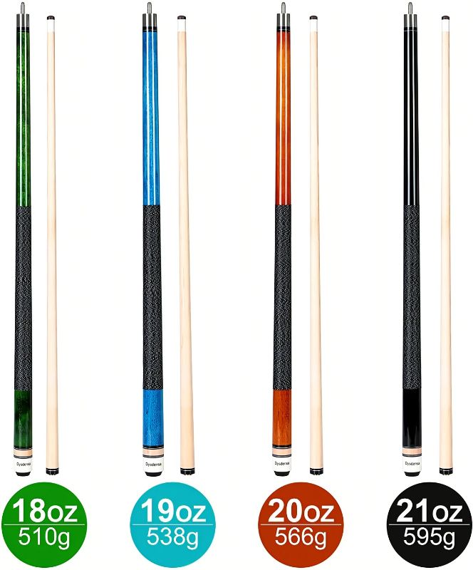 Photo 1 of Dysdensa Billiard Pool Sticks Pool Cue Stick 58 inch 18 oz 19 oz 20 oz 21 oz House Bar Cue…