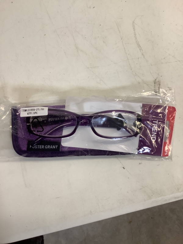 Photo 2 of Dazzling Purple Foster Grant Reading Glasses **+2.75**