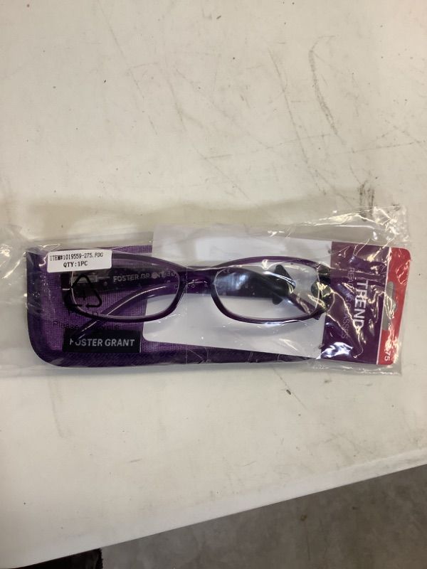Photo 2 of Dazzling Purple Foster Grant Reading Glasses **+1.50**