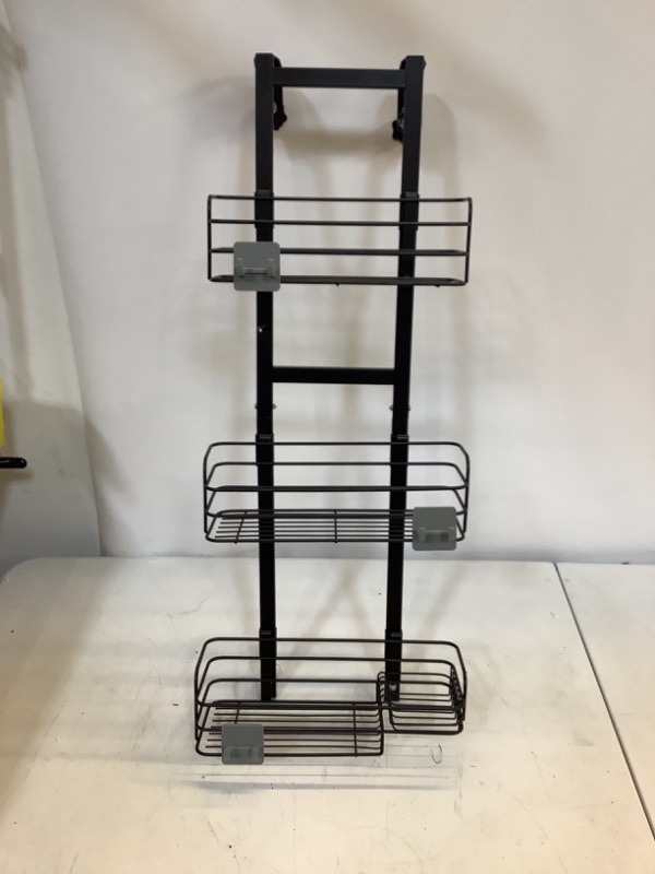 Photo 1 of 3 Tier Black Wire Caddy Organizer For Shower, Bathroom, Kitchen, Bedroom Use