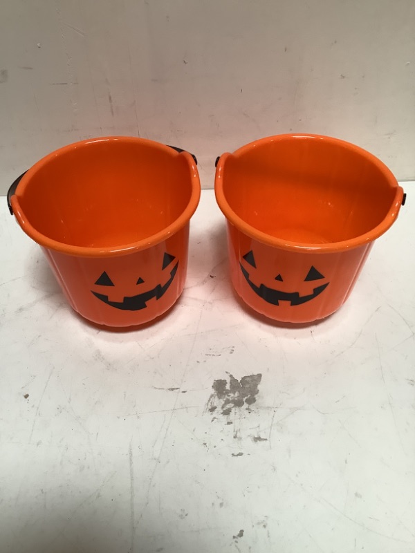 Photo 1 of 2 Pack Trick Or Treat Pail Kids Halloween Accessories 