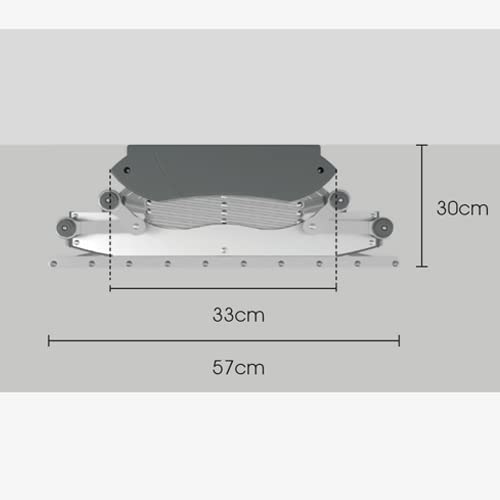 Photo 2 of foxydry Air, Wall and Ceiling Clothesline, Electrical Drying Rack, with Remote Control in Aluminium and Steel (Ceiling Mounted, 150)