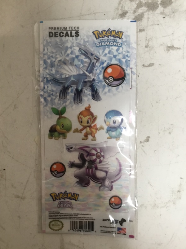 Photo 2 of Nintendo Switch Pokémon Brilliant Diamond & Shining Pearl Premium Tech Decals