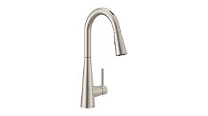 Photo 1 of Moen Sleek 1.5 GPM Single Hole Pull Down Kitchen Faucet with Voice Activation