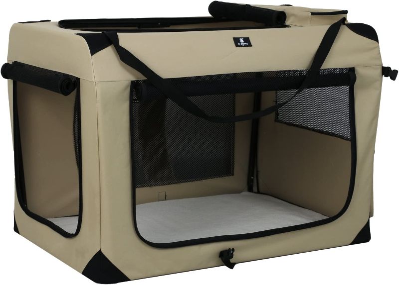 Photo 1 of X-ZONE PET 3-Door Folding Soft Dog Crate, Indoor & Outdoor Pet Home 36in