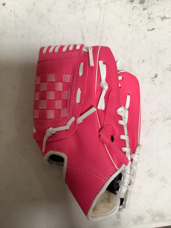 Photo 2 of Baseball Gloves - Left Handed Softball Fielding Glove - Durable Leather Softball Picher Mitt- Adult and Youth Fielding Glove - Outdoor Sports Training Practice Equipment 10.5