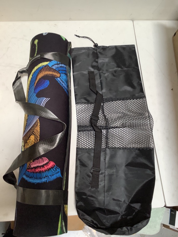 Photo 2 of Koi Fish Design XL Yoga Mat w Carry Case