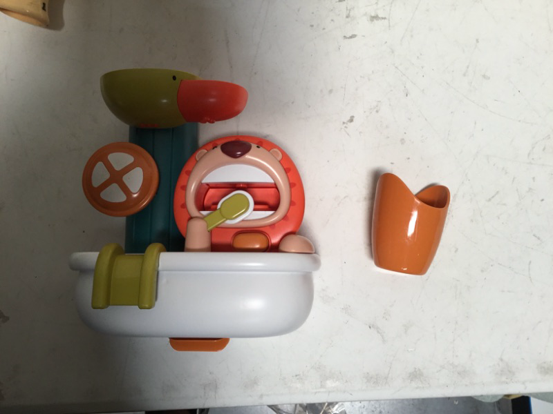 Photo 3 of KidStation - Bath Toy Set  -- [Lion Bathtub Toy with Bubble Foam Maker] 