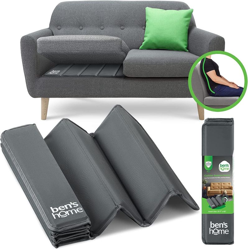 Photo 1 of BEN'SHOME Loveseat Couch Pillow Fixer – Sofa Cushions Replacement [19.7" x 38-45"], Extra Strong Sofa Supports for Sagging Cushions, Insert Support to fix Your Living Room Love Seat Sofa, Thick 0.4"