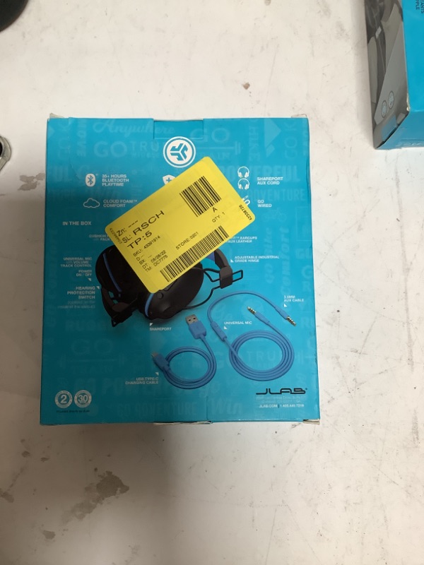 Photo 3 of JLab JBuddies Pro Over-Ear Bluetooth Wireless Kids&#39; Headphones - Black/Blue