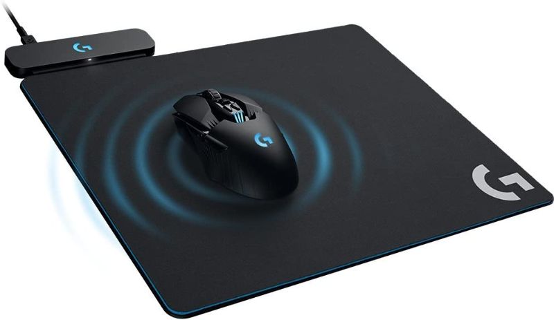 Photo 1 of Logitech G Powerplay Wireless Charging System for G502 Lightspeed, G703, G903 Lightspeed and PRO Wireless Gaming Mice, Cloth or Hard Mouse Pad - Black