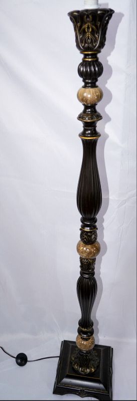 Photo 1 of  Torchiere 72in. Bronze with Gold Highlights Floor Lamp for Living Room Décor - Tall Floor Lamp Bed Room Décor