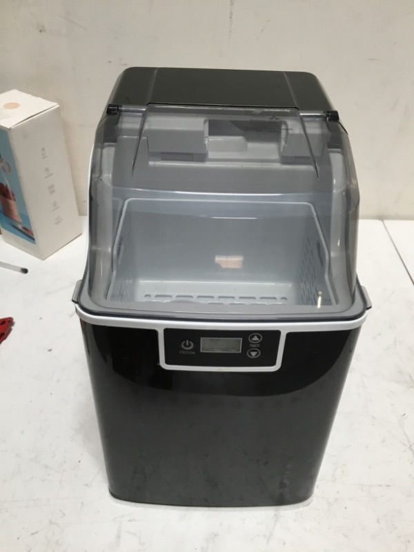 Photo 1 of Nugget Ice Maker Countertop, FREE VILLAGE 44Lbs/24H Portable Ice Maker for Soft & Chewable Nugget Pellet Ice, Self-Cleaning & Quiet, Ice Machine with Ice Scoop & Basket for Home Office Bar Party-Black