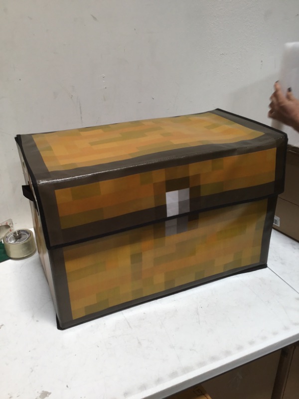 Photo 2 of Paladone Minecraft Storage Box, Pixelated Treasure Chest, Closet Organizer, Storage Bins for Toys, Toy Box for Boys, Kids Toy Storage Bins