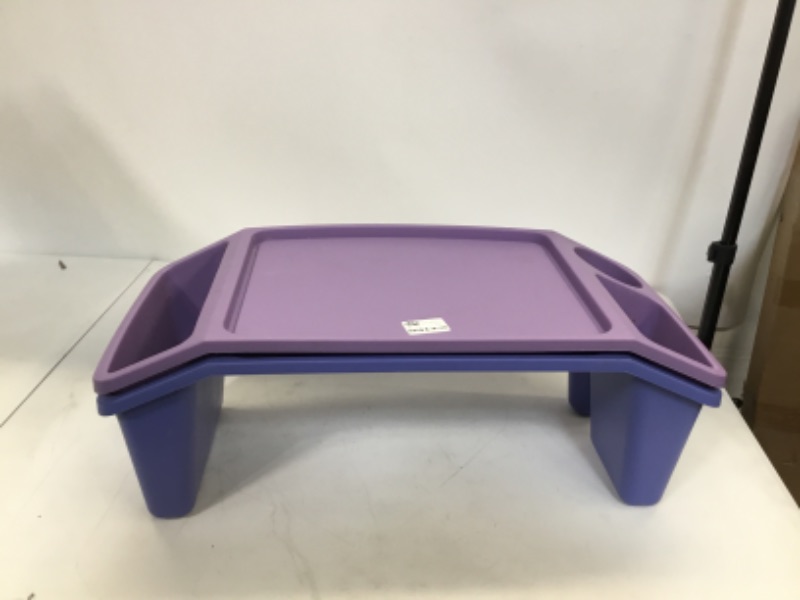 Photo 1 of Portable lap desks, Kids tray, Purple/Blue 