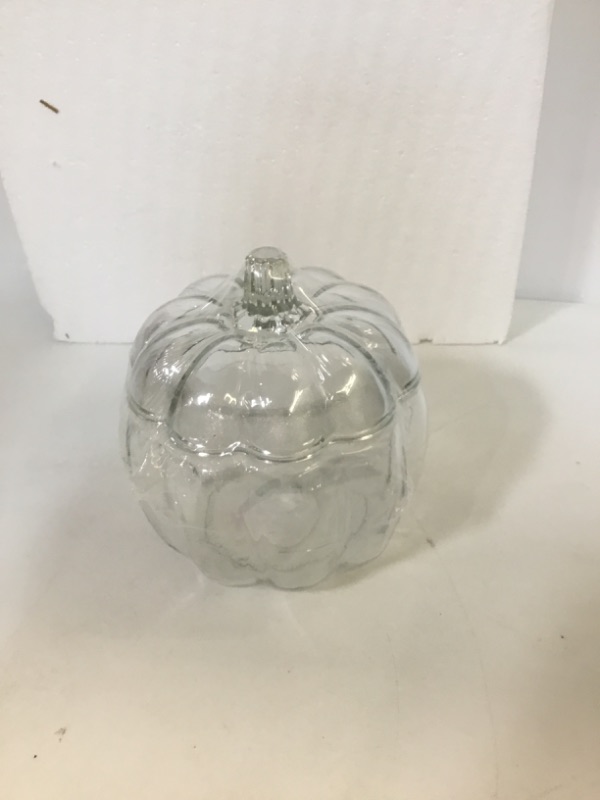 Photo 2 of Glass Pumpkin Jar 2-pack 